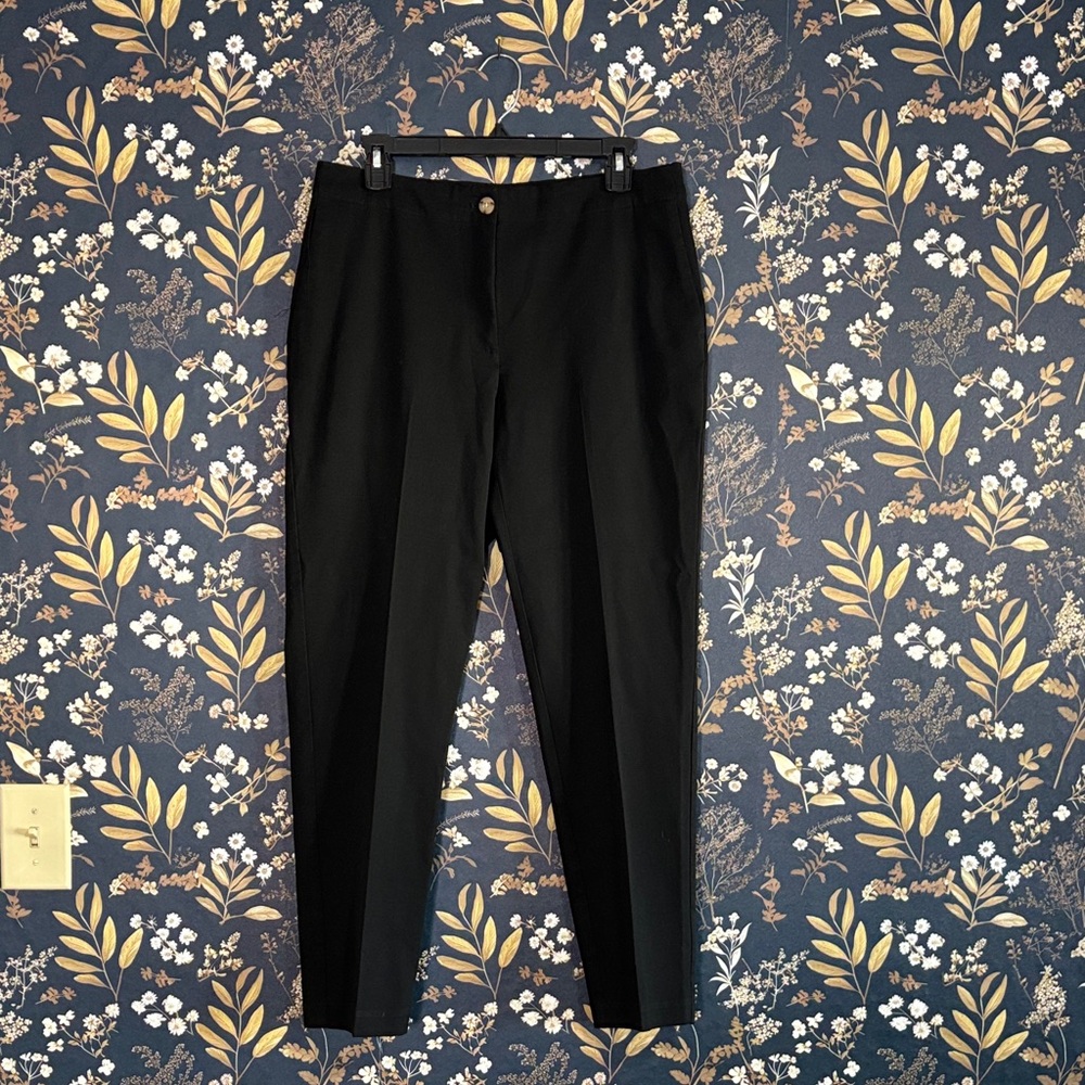 J. Jill Black Trouser Dress Office Pants Size 12